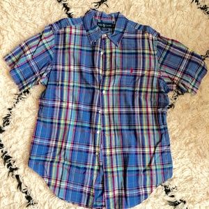 Men's Polo Button up T-Shirt